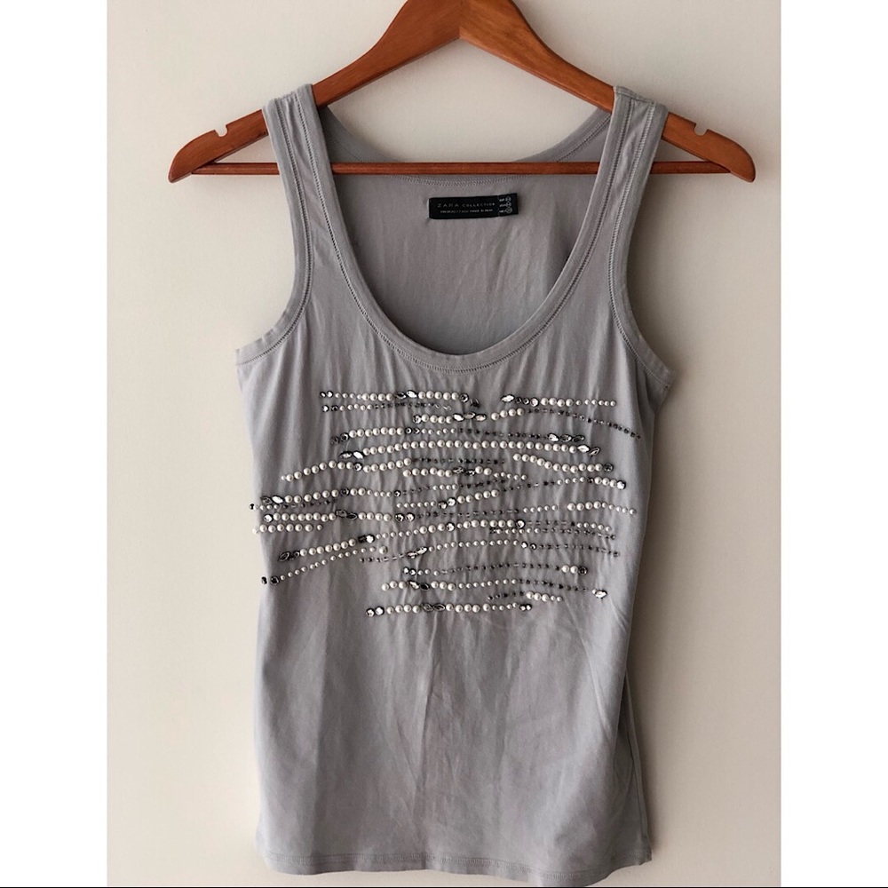 ZARA Embellished Top